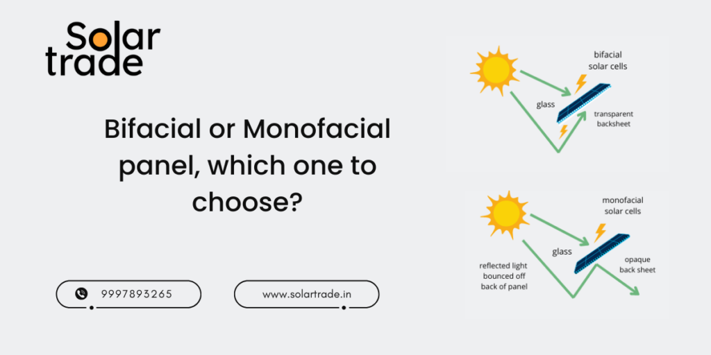 What is the difference between Bifacial and Mofacial solar panels?